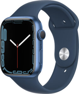 Купить смарт-часы Apple Watch Series 7 45 мм синий (MKN83)