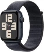 Купить умные часы Apple Watch SE 2 44 мм (алюминиевый корпус, полуночный, нейлоновый ремешок)