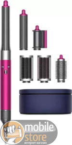 Купить фен-стайлер Dyson Airwrap Complete Long HS05 (фуксия/яркий никель)